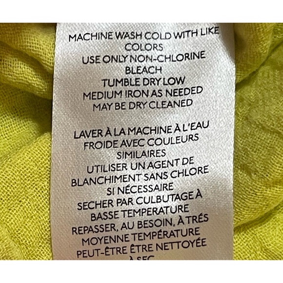 Anthropologie Celia Gauzy Romper Bright Yellow NWT SZ XL - Picture 10 of 16